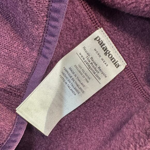 Patagonia Women's Better Sweater® 1/4-Zip Fleece Burgundy Size Large - Picture 5 of 9